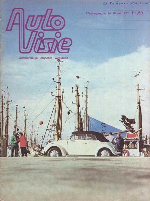 Autovisie 24 1972 : Alfa Romeo Montreal - Alfasud - Martare, Boeken, Auto's | Folders en Tijdschriften, Gelezen, Algemeen, Ophalen of Verzenden