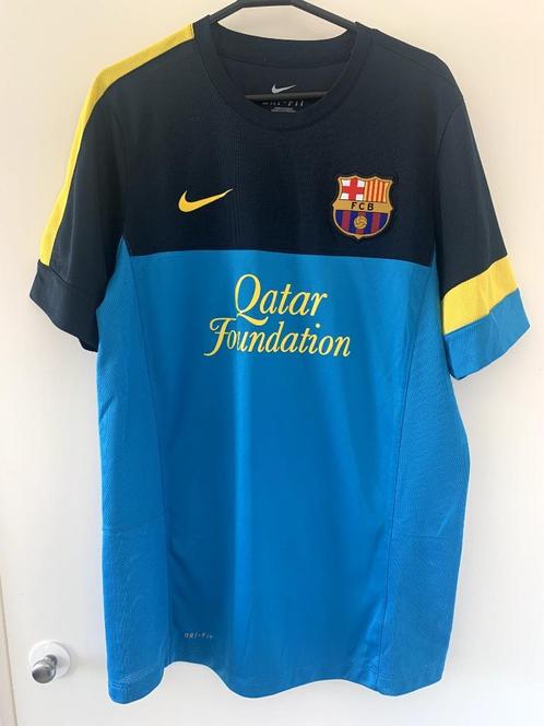 Originele Nike FC Barcelona trainingsshirt, Sport en Fitness, Voetbal, Gebruikt, Shirt, Maat M, Ophalen of Verzenden