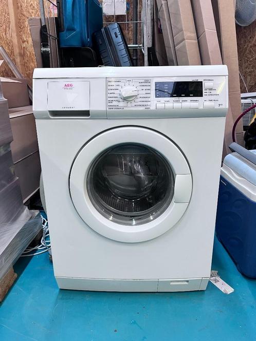 Wasmachine AEG Lavamat - wit, gebruikt, goede staat, Witgoed en Apparatuur, Wasmachines, Gebruikt, Voorlader, 6 tot 8 kg, 85 tot 90 cm