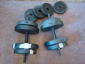 Verstelbare dumbell gewichten