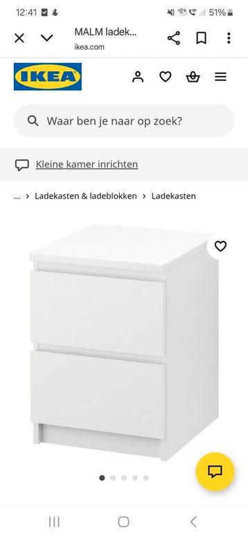Ikea Malm Nachtkastje - afbeelding 1 Ikea Malm Nachtkastje - afbeelding 1