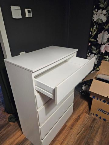 Ikea Malm ladekast, 5 lades - nette staat - afbeelding 3 Ikea Malm ladekast, 5 lades - nette staat - afbeelding 3