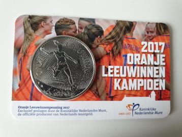 Coincard Oranje Leeuwinnen penning 2017
