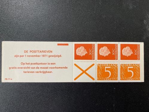 Postzegelboekje 11a, pb11a, plaatfout, postfris, Postzegels en Munten, Postzegels | Nederland, Postfris, Na 1940, Verzenden