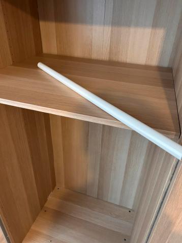 Hasvik / Pax kledingkast Ikea, houtkleurig met schuifdeuren - afbeelding 5 Hasvik / Pax kledingkast Ikea, houtkleurig met schuifdeuren - afbeelding 5