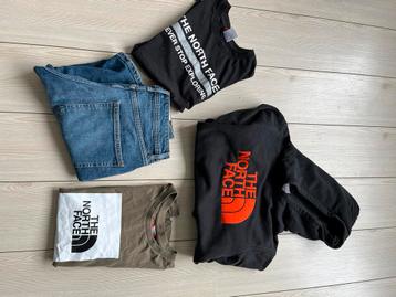 158 152 north face t shirts trui hoodie korte broek jeans