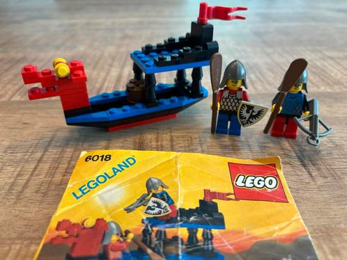 Lego Castle set 6018 Battle Dragon uit 1990, Kinderen en Baby's, Speelgoed | Duplo en Lego, Gebruikt, Lego, Complete set, Ophalen of Verzenden