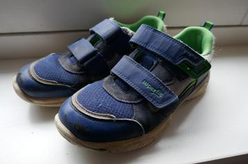 Jongens schoenen merk superfit maat 36 kleur blauw groen