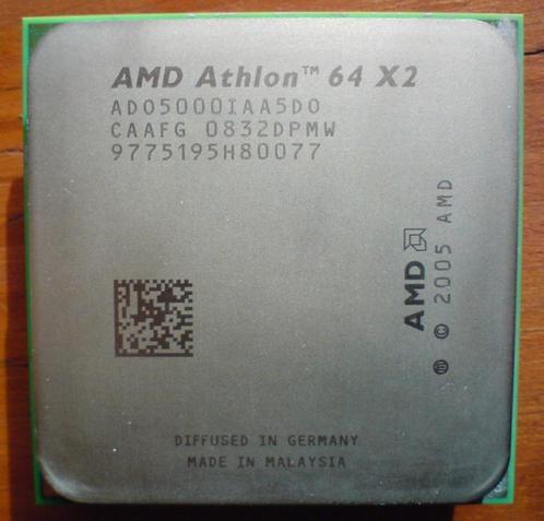 Socket AM2 AMD Athlon 64 X2 5000+ 2,6 GHz / 65 Watt, Computers en Software, Processors, Zo goed als nieuw, 2-core, Ophalen of Verzenden