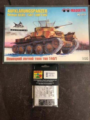 Bouwdoos 1:35 Maquette MQ-3543 Aufklarungspanzer met Aber PE