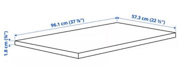IKEA pax kast witte plank 100cm - afbeelding 4 IKEA pax kast witte plank 100cm - afbeelding 4