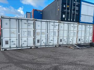 Zeecontainer opslagcontainer container opslag zee kantoor 
