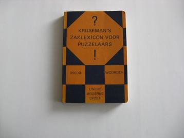 Kruseman's door jacques schipper zaklexcon voor puzzelaars. 