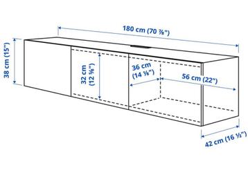Gebruikte witte Ikea Besta TV Meubel - afbeelding 3 Gebruikte witte Ikea Besta TV Meubel - afbeelding 3