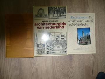 3 boeken van nederlandse architectuur en bouwkundige termen 