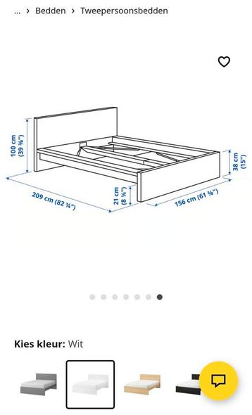 ikea malm bed 140x200 - afbeelding 4 ikea malm bed 140x200 - afbeelding 4