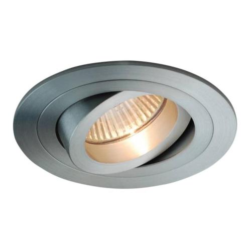 Aluminium inbouwspot GU10 led dimbaar, Huis en Inrichting, Lampen | Spots, Nieuw, Plafondspot of Wandspot, Metaal of Aluminium
