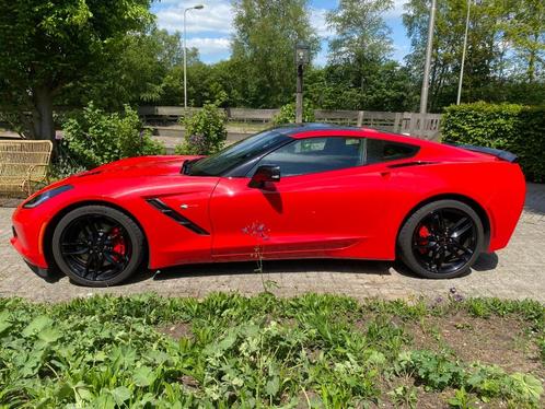 tk Corvette Stingray C7 Coupe 3LT  8cil Aut 2016 Eur Mod, Auto's, Chevrolet, Particulier, Corvette, 360° camera, ABS, Achteruitrijcamera