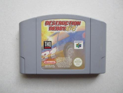 Destruction Derby N64 Nintendo 64, Spelcomputers en Games, Games | Nintendo 64, Racen en Vliegen, Ophalen of Verzenden