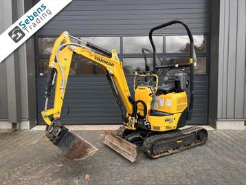 Yanmar ViO 12 minigraver met CompactTilt en 3 bakken