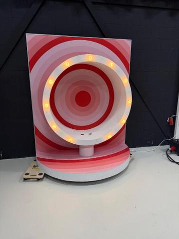 Uniek Retro Cirkel-Zitje met Lichtjes