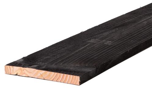 Douglas | Planken | Breed | Zwart | 22x245mm | Tuinplank, Doe-het-zelf en Verbouw, Hout en Planken, Nieuw, Plank, Steigerhout