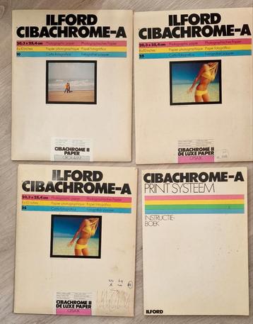 3 x Ilford Cibachrome-A 20,3x25,4 cm papier