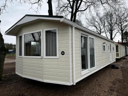 5 x Continental Chalet 11 x 3,80 m CV, Winterhard, Caravans en Kamperen, Stacaravans, tot en met 6, Ophalen of Verzenden