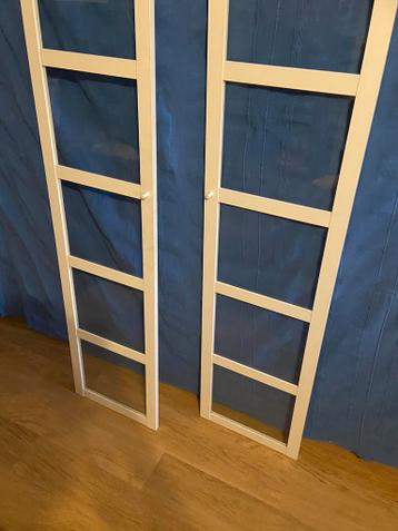 2 IKEA Billy Kiaby Deuren voor Boekenkast Wit Hout en Glas - afbeelding 5 2 IKEA Billy Kiaby Deuren voor Boekenkast Wit Hout en Glas - afbeelding 5