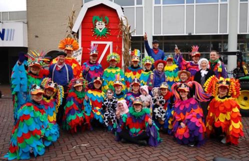 Loopgroep en opbouw wagen, Kleding | Dames, Carnavalskleding en Feestkleding, Zo goed als nieuw, Carnaval, Ophalen