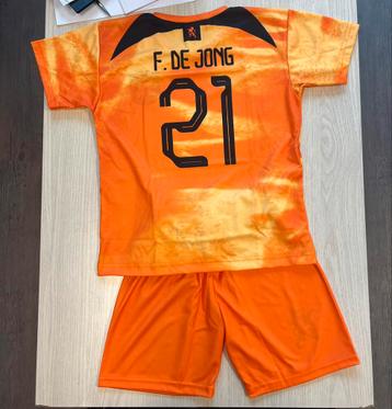 Frenkie de jong Nederlandse elftal voetbaltenue shirt broek