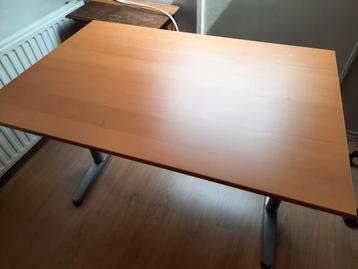 Stevig verstelbaar bureau Galant (Ikea) (120x80) - afbeelding 1 Stevig verstelbaar bureau Galant (Ikea) (120x80) - afbeelding 1