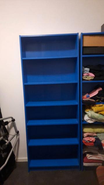 Billy boekenkast blauw van Ikea - afbeelding 1 Billy boekenkast blauw van Ikea - afbeelding 1