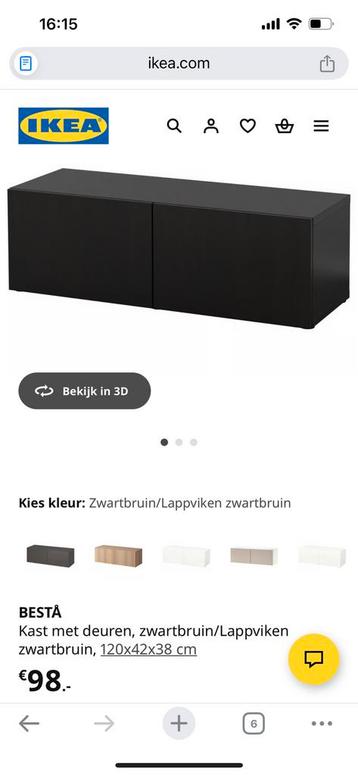 Zo goed als nieuw Ikea kastje Bestå met Lappviken deur - afbeelding 6 Zo goed als nieuw Ikea kastje Bestå met Lappviken deur - afbeelding 6