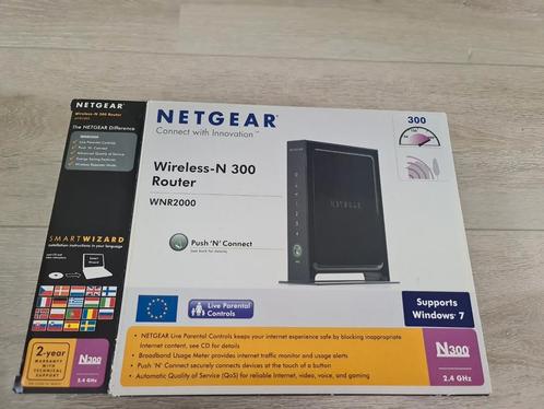 Netgear Wireless- N 300 Router WNR2000 nw, Computers en Software, Routers en Modems, Zo goed als nieuw, Ophalen of Verzenden