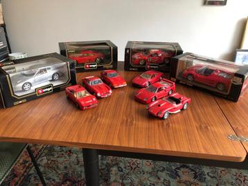 Ferrari collectie Burago - 10 modellen