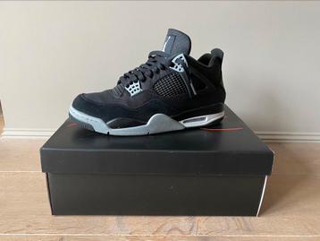 Nike, air Jordan 4 “black canvas” maat 46