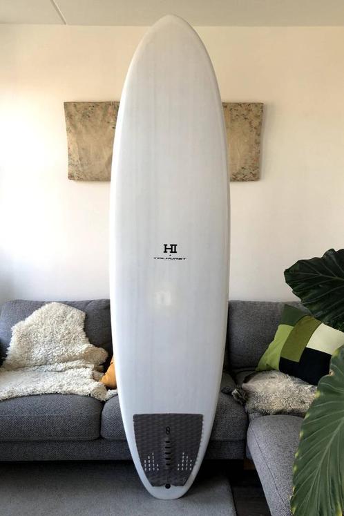 Surfboard Midlenght Harley Ingleby Moe 7.2 Thunderbold red, Watersport en Boten, Golfsurfen, Gebruikt, Funboard, Met draagtas