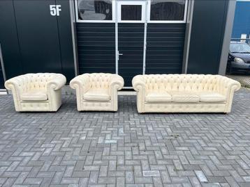 Chesterfield banken beige