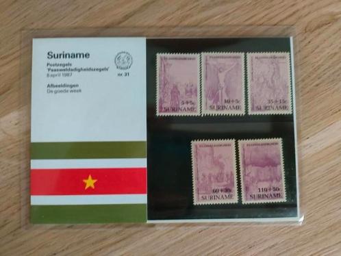 Postzeglmapje Suriname nr 31, Postzegels en Munten, Postzegels | Suriname, Postfris, Ophalen of Verzenden