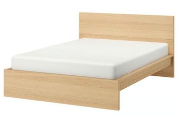 Ikea Malm Bed 160x200 cm. Inclusief 2 x lattenbodem - afbeelding 1 Ikea Malm Bed 160x200 cm. Inclusief 2 x lattenbodem - afbeelding 1