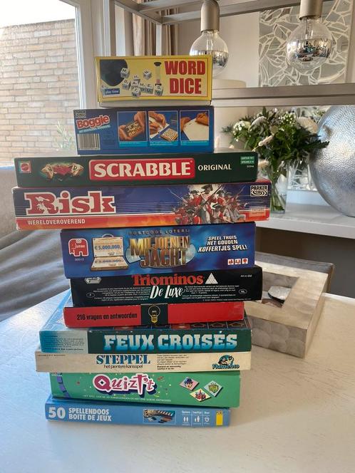 Diverse Spellen spelletjes bordspellen gezelschapsspel IZGS!, Hobby en Vrije tijd, Gezelschapsspellen | Bordspellen, Zo goed als nieuw