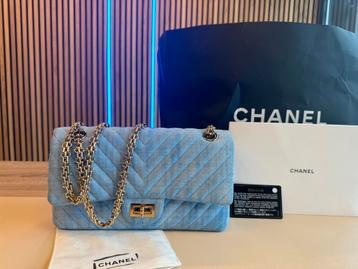 Chanel Flap bag Chevron Quilted 2.55 Reissue 226 Light Blue