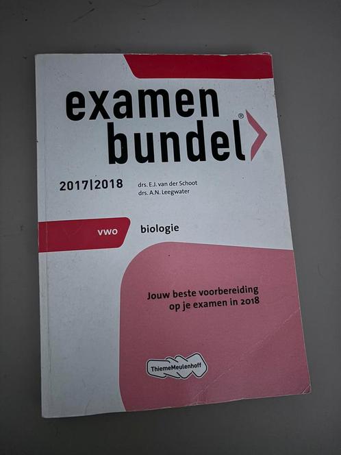 Examenbundel vwo Biologie 2017/2018, Boeken, Schoolboeken, Zo goed als nieuw, Nederlands, Ophalen of Verzenden