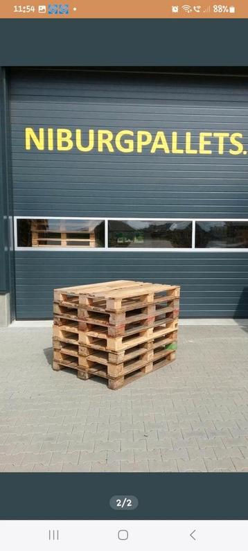 Pallets 100x120cm blokpallets 3poot grote partij