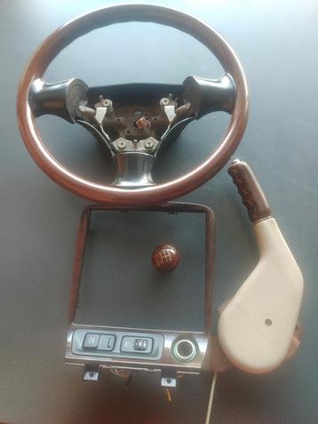 Mx5 Nardi donker houten stuur combinatie 