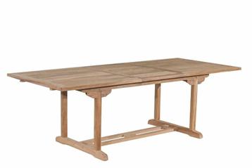 Degelijke teak houten tafel / tuintafel 