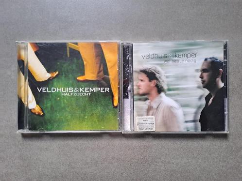 Veldhuis & Kemper 2x leuke cd- Halfzoecht & Wat Heb je nodig, Cd's en Dvd's, Cd's | Nederlandstalig, Gebruikt, Levenslied of Smartlap