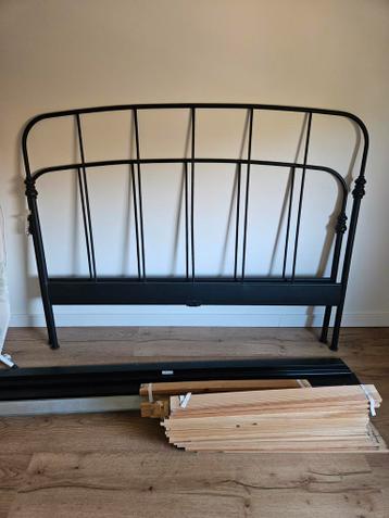Ikea Lillesand stalen bedframe 160x200 + lattenbodem - afbeelding 1 Ikea Lillesand stalen bedframe 160x200 + lattenbodem - afbeelding 1