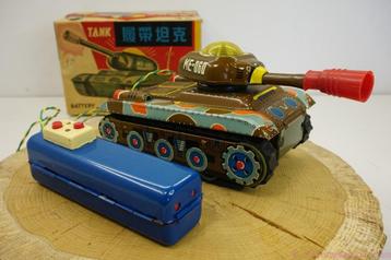 Vintage ME-060 Tank Remote Control Blikken Speelgoed Retro